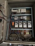 Vue de l'armoire électrique